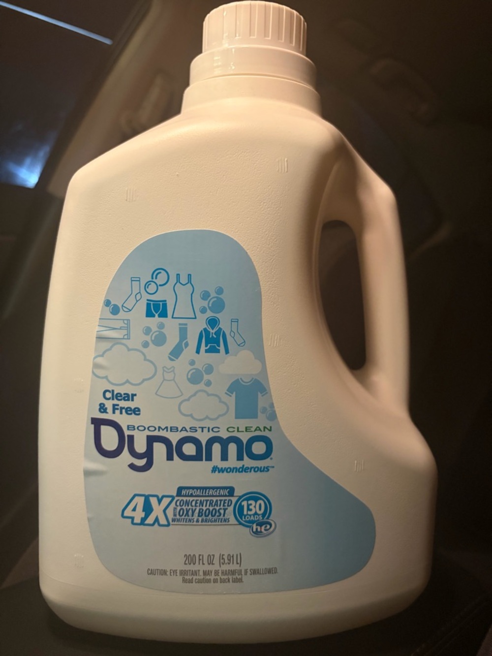 Dynamo Clear & Free Liquid Laundry Detergent - White/Light Blue